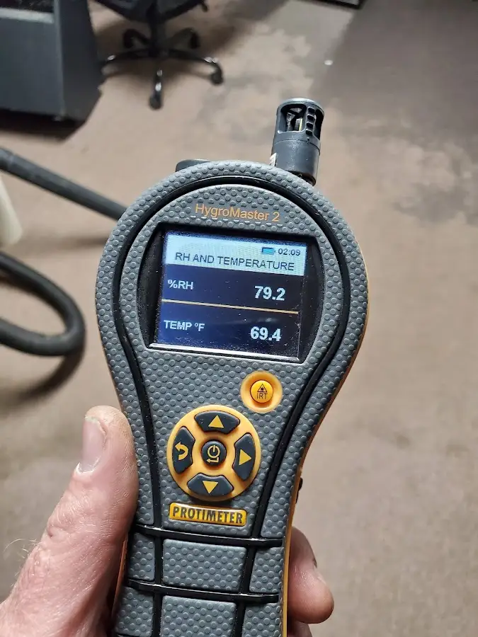 Moisture meter humidity assessment for Fire & Smoke Damage Restoration in Cabot